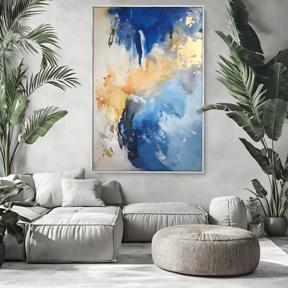 Tablou Canvas Premium LuxCanva® C1021, Abstract Paint , Culori, Abstract, Dormitor, Living, Relaxare, Culori Vibrante