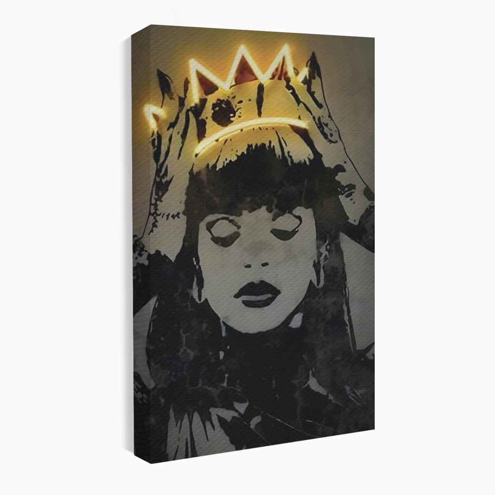 Tablou Canvas Premium LuxCanva® C1022, R&B Music Queen Rihanna , Culori, Queen Rihanna, Artist, Muzica, Dormitor, Living, Relaxare, Culori Vibrante