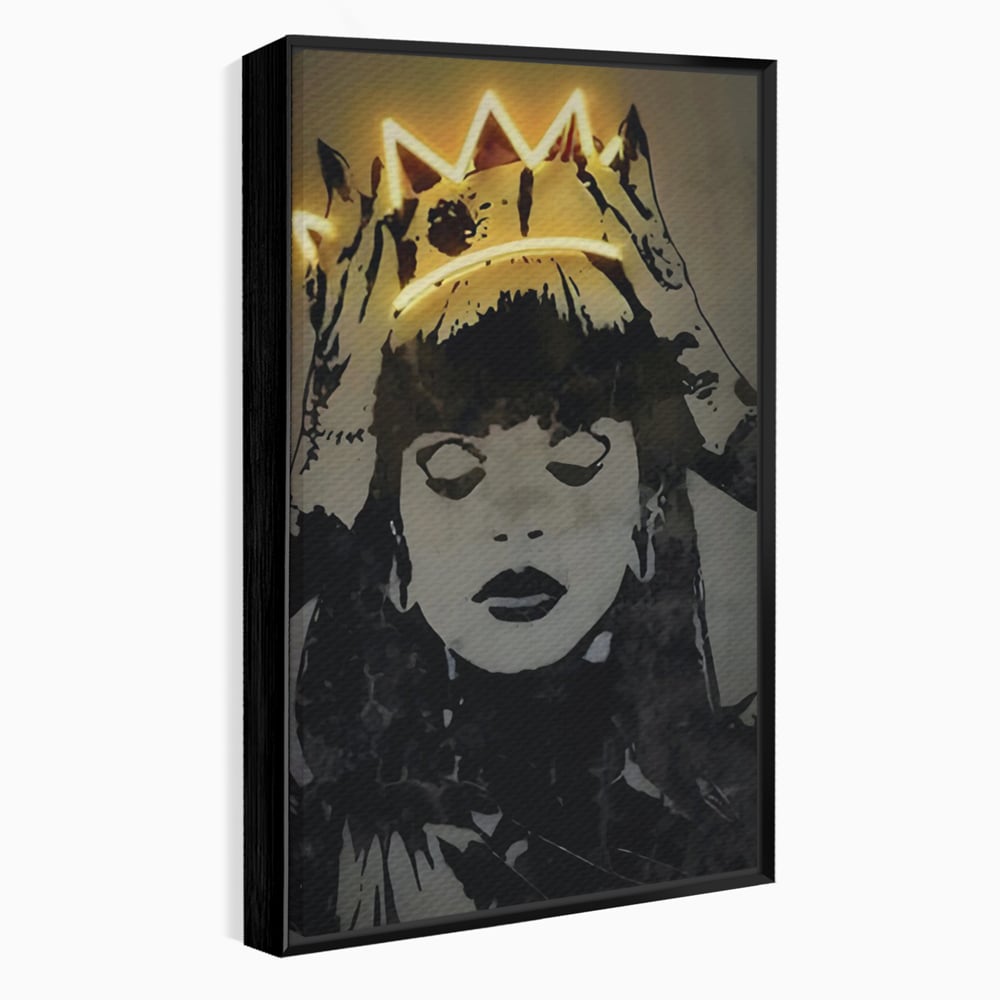 Tablou Canvas Premium LuxCanva® C1022, R&B Music Queen Rihanna , Culori, Queen Rihanna, Artist, Muzica, Dormitor, Living, Relaxare, Culori Vibrante