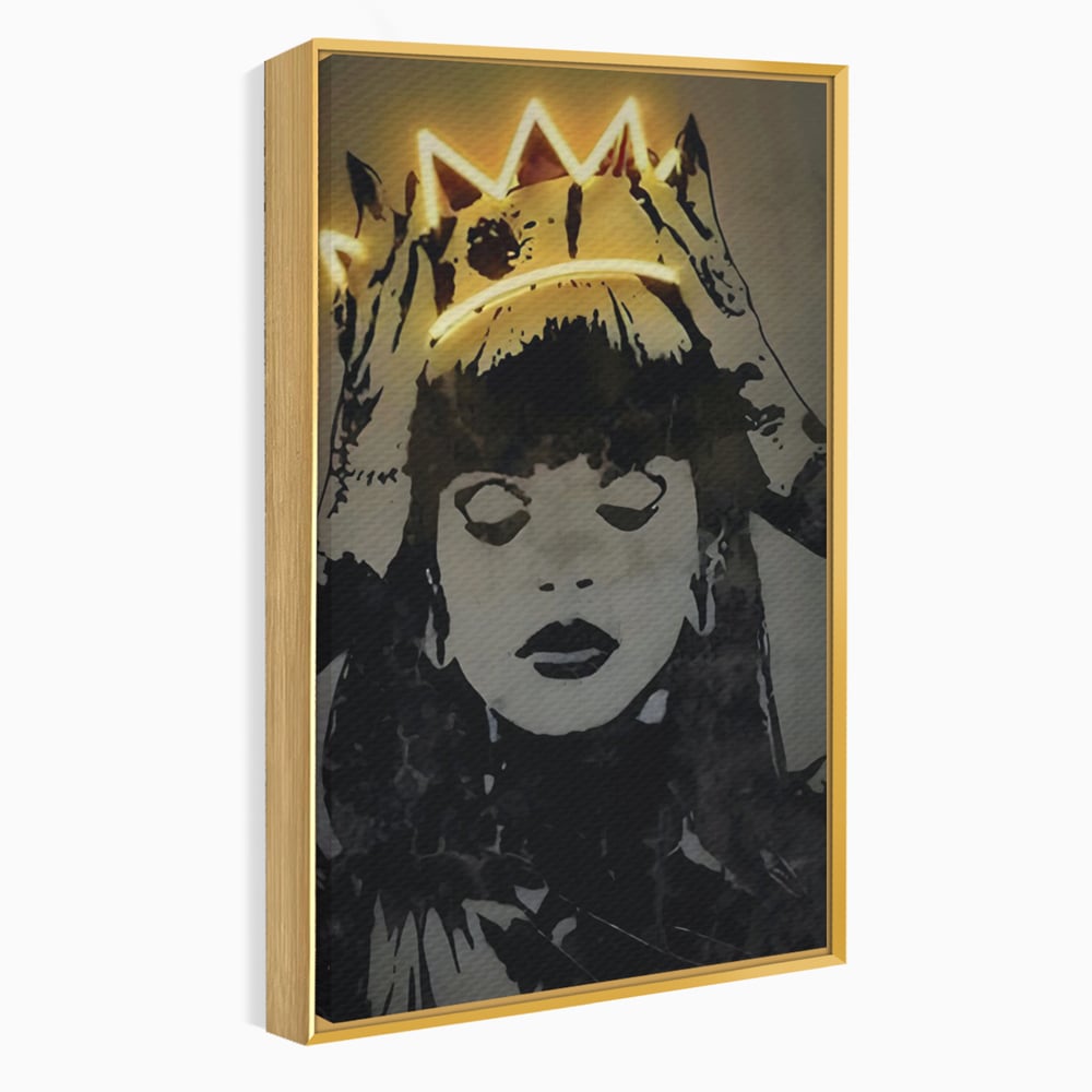 Tablou Canvas Premium LuxCanva® C1022, R&B Music Queen Rihanna , Culori, Queen Rihanna, Artist, Muzica, Dormitor, Living, Relaxare, Culori Vibrante