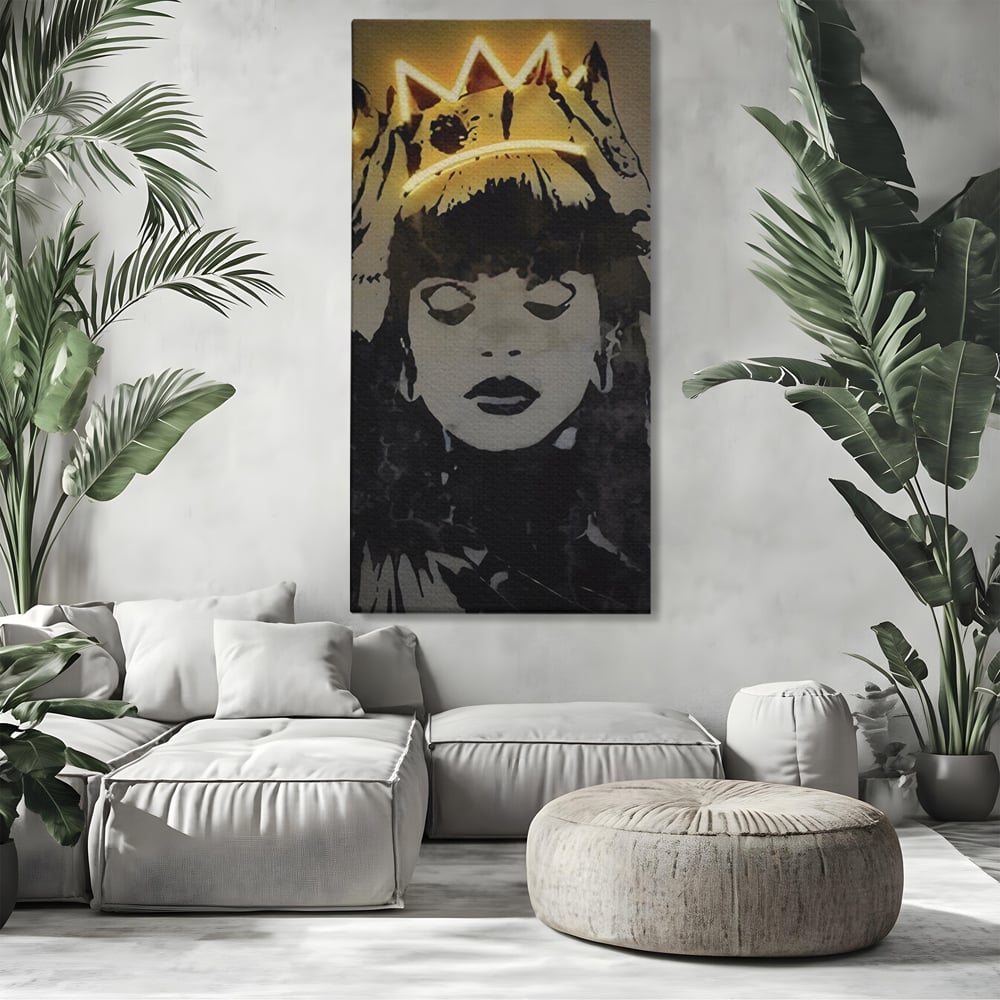 Tablou Canvas Premium LuxCanva® C1022, R&B Music Queen Rihanna , Culori, Queen Rihanna, Artist, Muzica, Dormitor, Living, Relaxare, Culori Vibrante