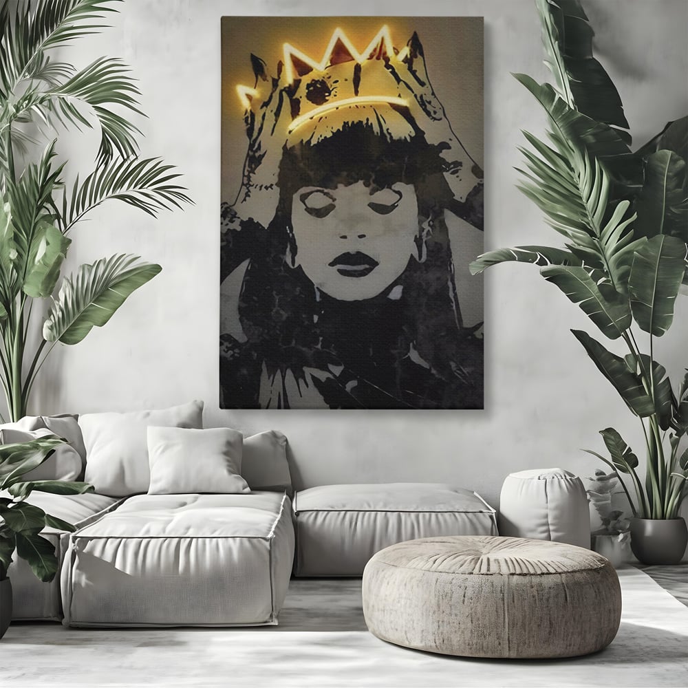 Tablou Canvas Premium LuxCanva® C1022, R&B Music Queen Rihanna , Culori, Queen Rihanna, Artist, Muzica, Dormitor, Living, Relaxare, Culori Vibrante