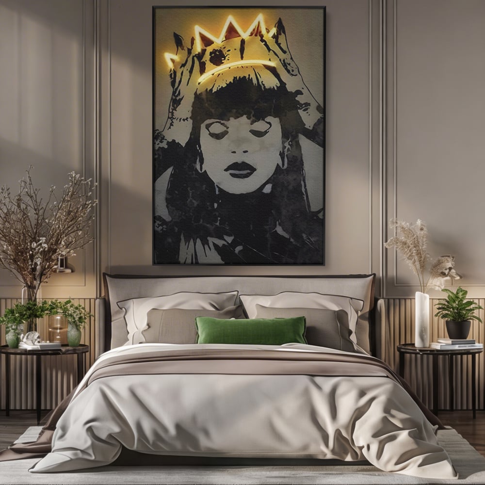 Tablou Canvas Premium LuxCanva® C1022, R&B Music Queen Rihanna , Culori, Queen Rihanna, Artist, Muzica, Dormitor, Living, Relaxare, Culori Vibrante