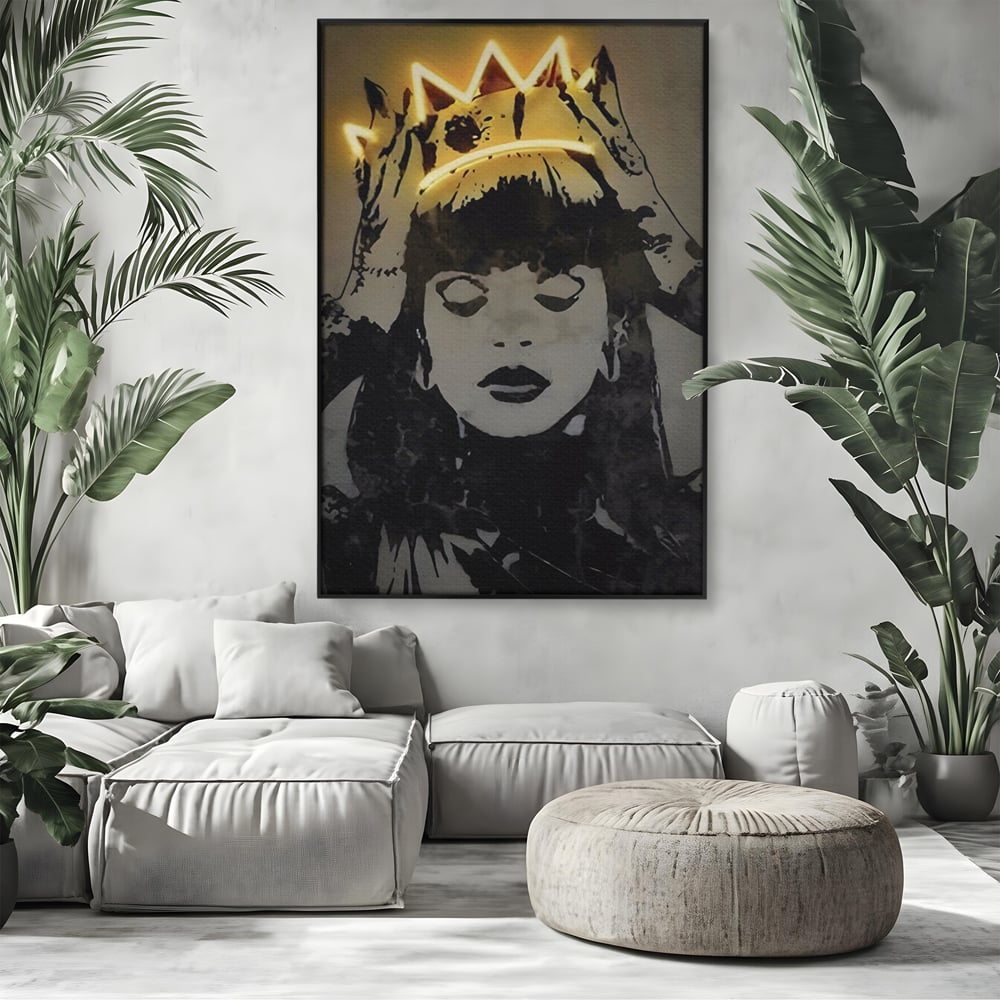 Tablou Canvas Premium LuxCanva® C1022, R&B Music Queen Rihanna , Culori, Queen Rihanna, Artist, Muzica, Dormitor, Living, Relaxare, Culori Vibrante