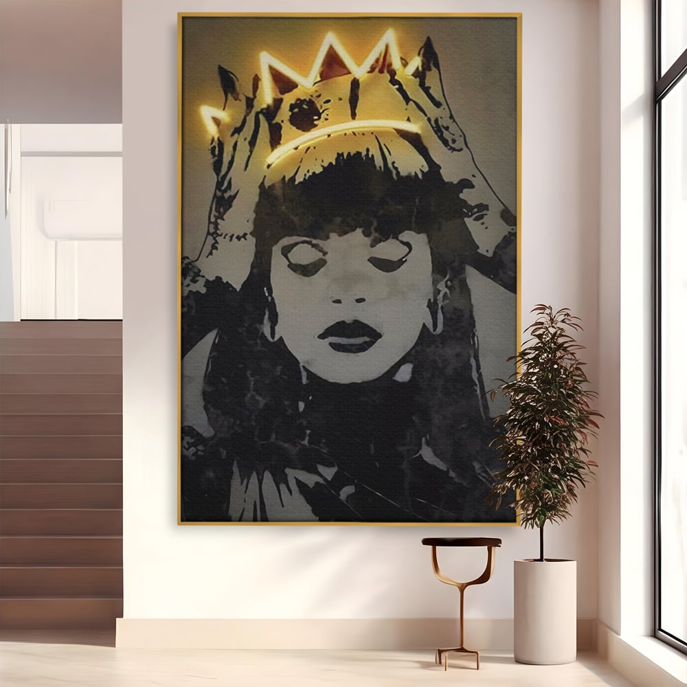 Tablou Canvas Premium LuxCanva® C1022, R&B Music Queen Rihanna , Culori, Queen Rihanna, Artist, Muzica, Dormitor, Living, Relaxare, Culori Vibrante