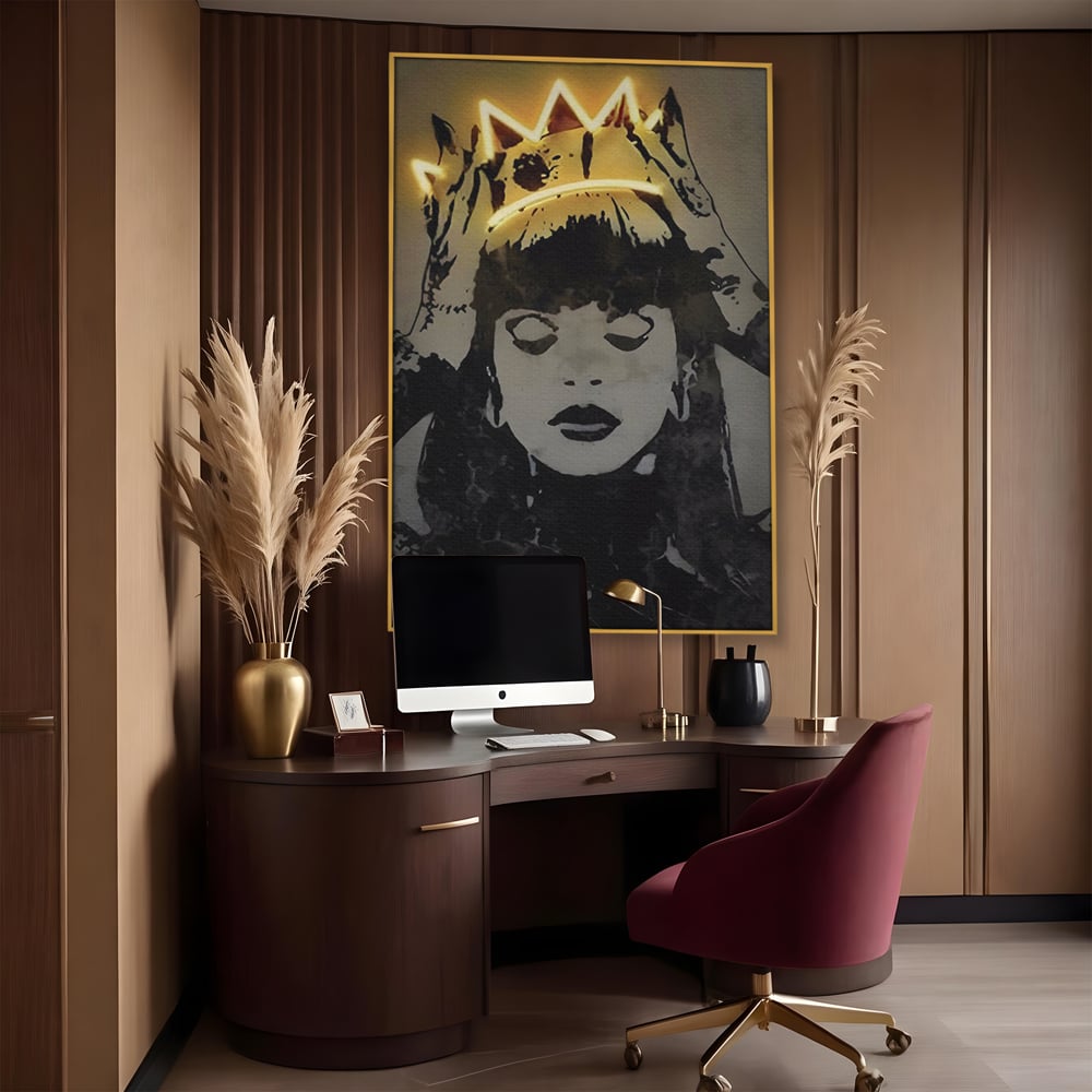Tablou Canvas Premium LuxCanva® C1022, R&B Music Queen Rihanna , Culori, Queen Rihanna, Artist, Muzica, Dormitor, Living, Relaxare, Culori Vibrante
