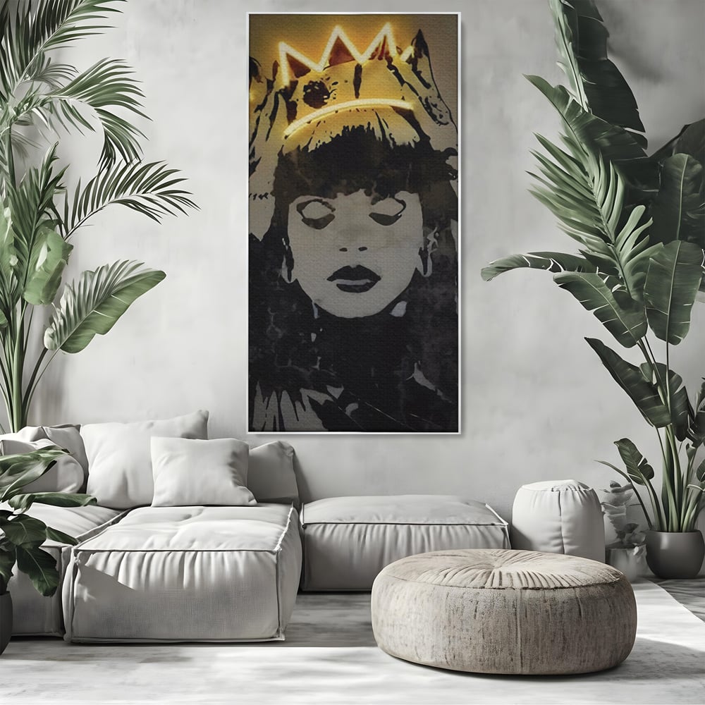 Tablou Canvas Premium LuxCanva® C1022, R&B Music Queen Rihanna , Culori, Queen Rihanna, Artist, Muzica, Dormitor, Living, Relaxare, Culori Vibrante