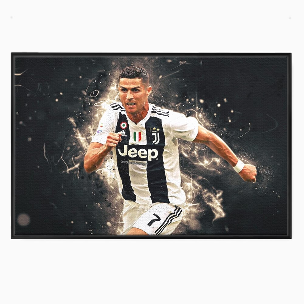 Tablou Canvas Premium LuxCanva® C1027, Cristiano Ronaldo ,  Culori, Cristiano, Fotbalist, Game Room, Camera Copilului, Relaxare, Culori Vibrante