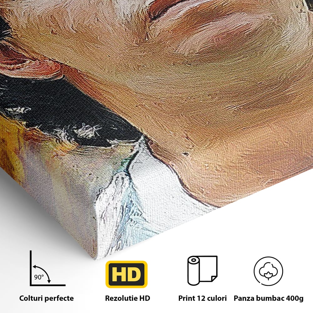 Tablou Canvas Premium LuxCanva® C1030, Diego Armando Maradona , Culori, Maradona, Fotbalist, Argentina, Game Room, Camera Copilului, Relaxare, Culori Vibrante