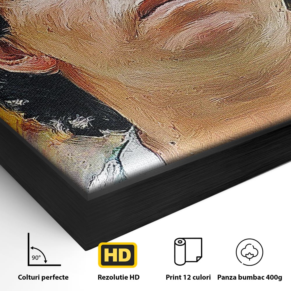 Tablou Canvas Premium LuxCanva® C1030, Diego Armando Maradona , Culori, Maradona, Fotbalist, Argentina, Game Room, Camera Copilului, Relaxare, Culori Vibrante