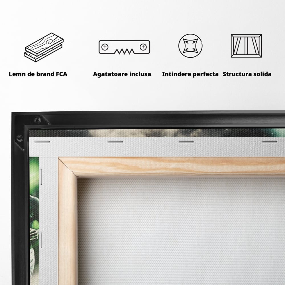 Tablou Canvas Premium LuxCanva® C1031, Legende Ale Fotbalului , Maradona, Pele, Ronaldo, CR7, Messi, Zidane, Legende, Game Room, Bar, Relaxare, Culori Vibrante