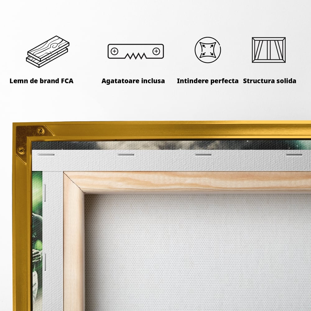 Tablou Canvas Premium LuxCanva® C1031, Legende Ale Fotbalului , Maradona, Pele, Ronaldo, CR7, Messi, Zidane, Legende, Game Room, Bar, Relaxare, Culori Vibrante