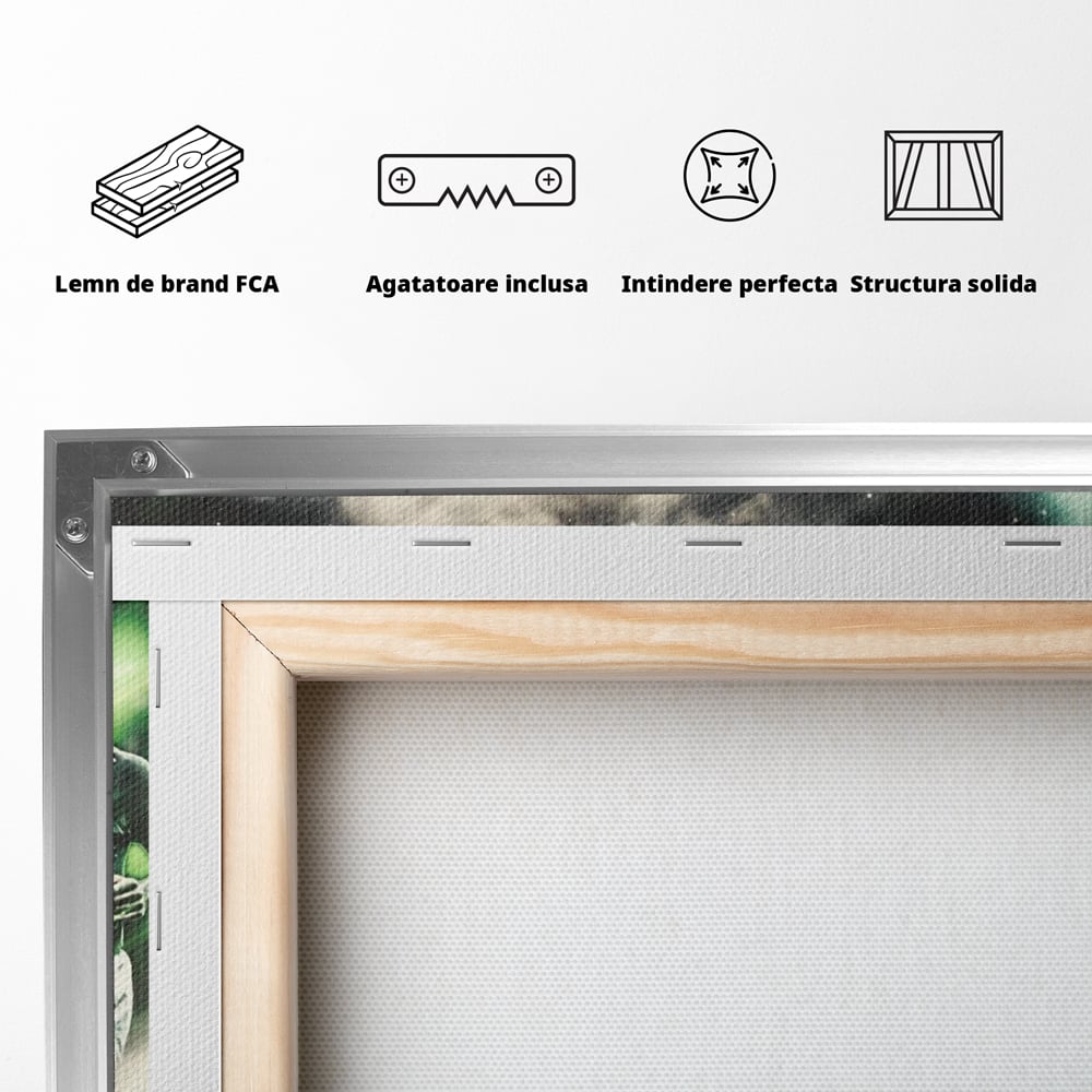 Tablou Canvas Premium LuxCanva® C1031, Legende Ale Fotbalului , Maradona, Pele, Ronaldo, CR7, Messi, Zidane, Legende, Game Room, Bar, Relaxare, Culori Vibrante