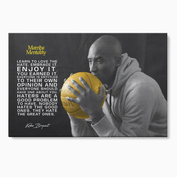 Tablou Canvas Premium LuxCanva® C1032, Kobe "Mamba" Bryant , Kobe, Mentality, Camera Copilului, Game Room, Bar, Relaxare, Culori Vibrante