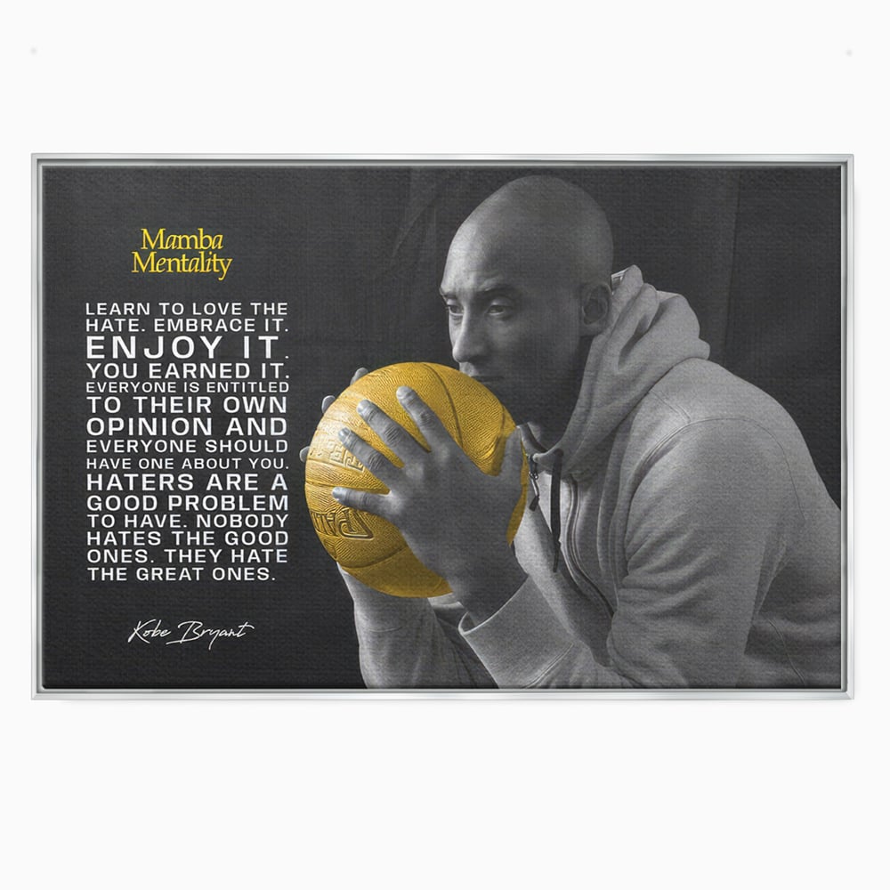 Tablou Canvas Premium LuxCanva® C1032, Kobe "Mamba" Bryant , Kobe, Mentality, Camera Copilului, Game Room, Bar, Relaxare, Culori Vibrante
