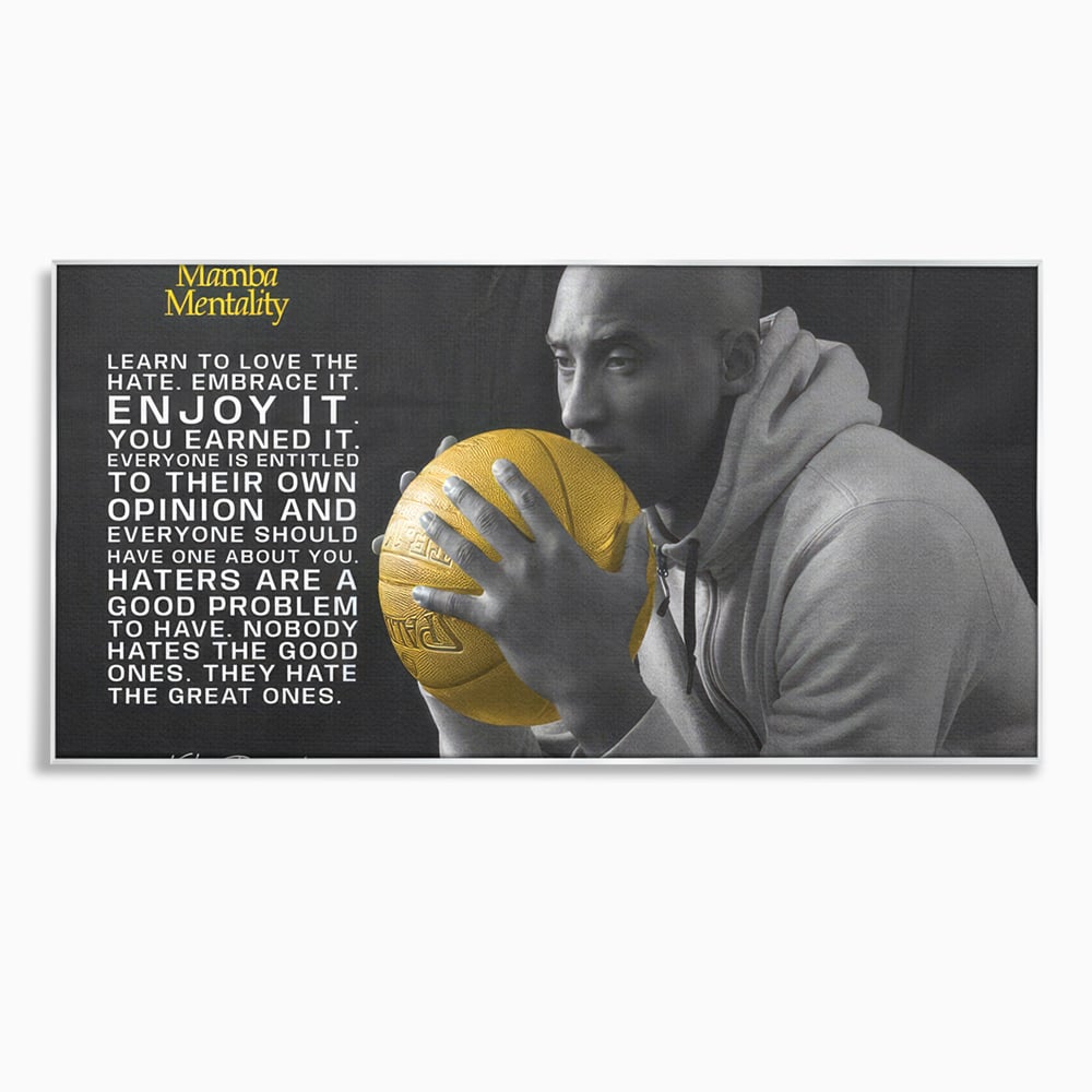 Tablou Canvas Premium LuxCanva® C1032, Kobe "Mamba" Bryant , Kobe, Mentality, Camera Copilului, Game Room, Bar, Relaxare, Culori Vibrante