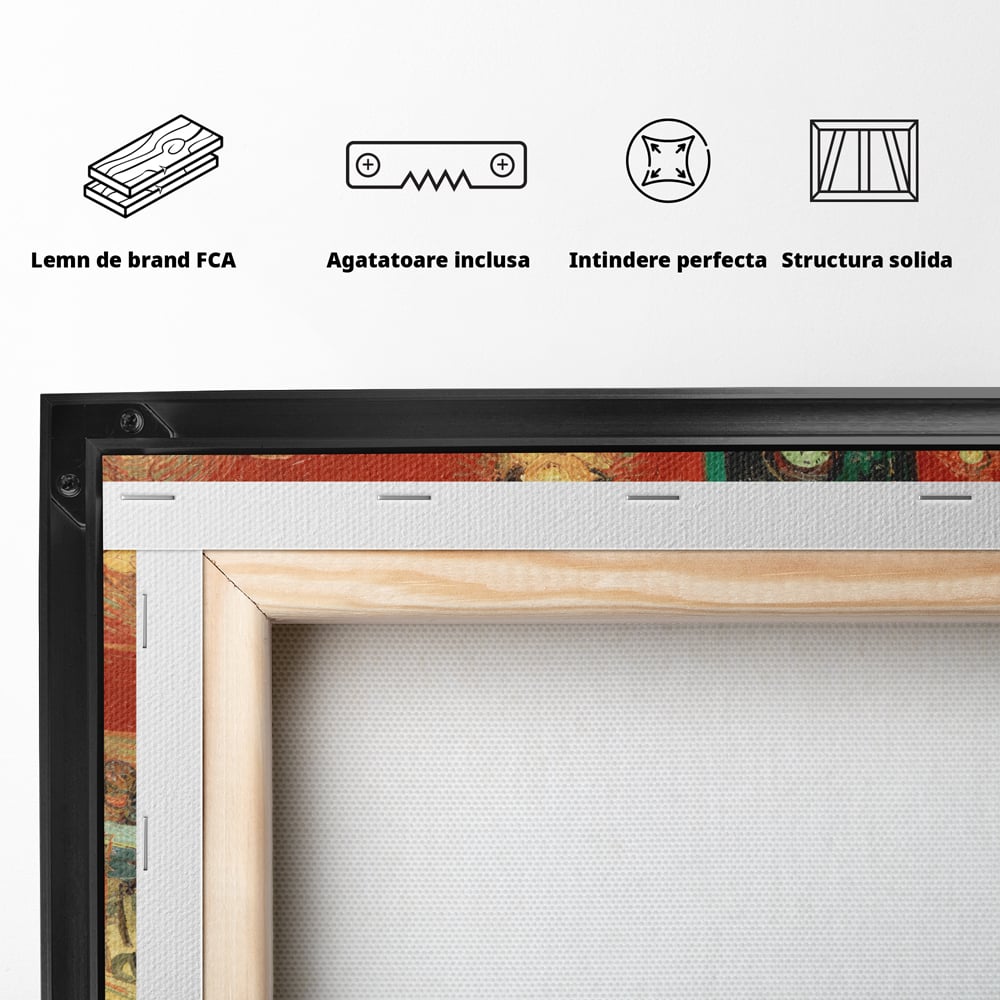 Tablou Canvas Premium LuxCanva® C1036, Pool Game , Culori, Biliard, Bar, Game Room, Bar, Relaxare, Culori Vibrante