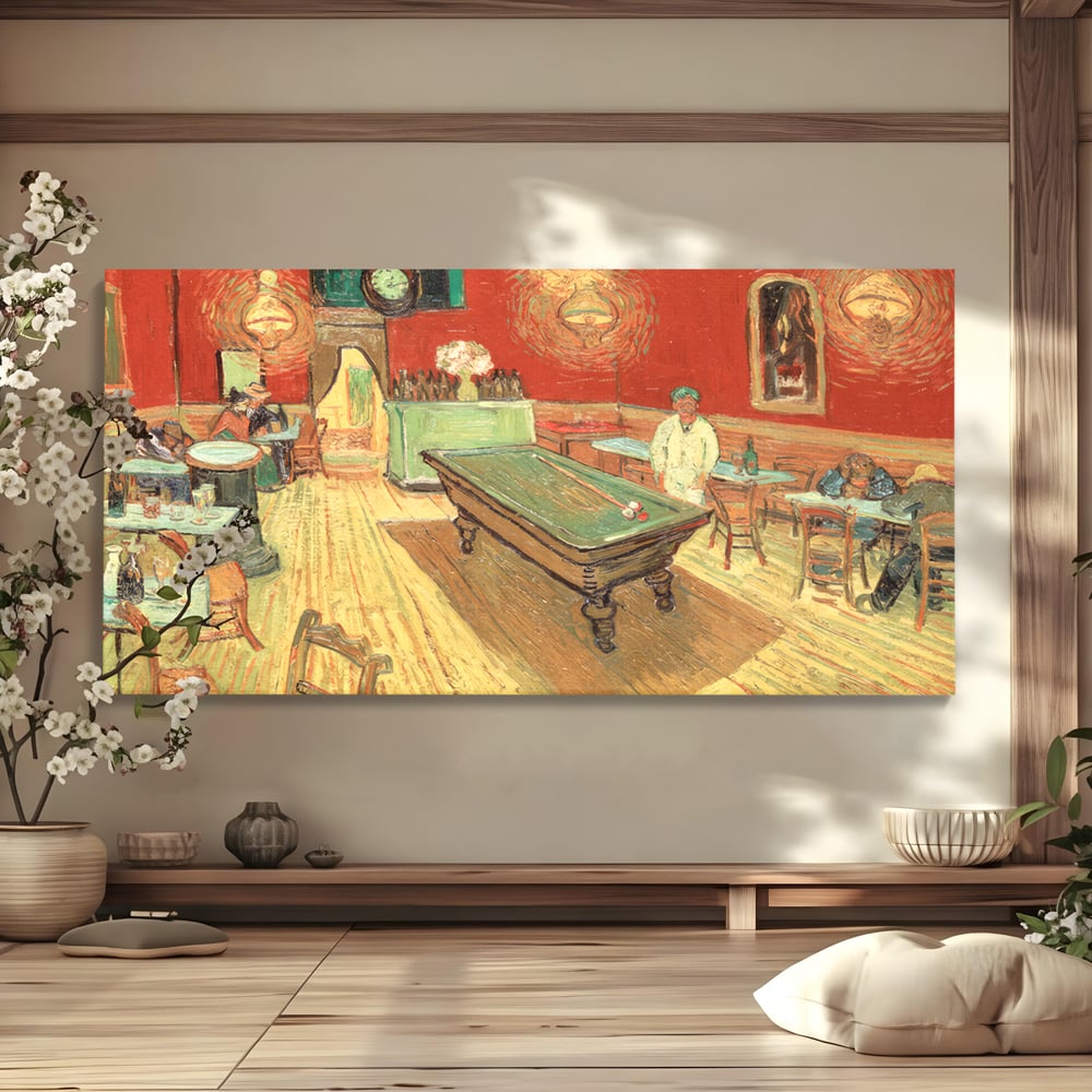Tablou Canvas Premium LuxCanva® C1036, Pool Game , Culori, Biliard, Bar, Game Room, Bar, Relaxare, Culori Vibrante