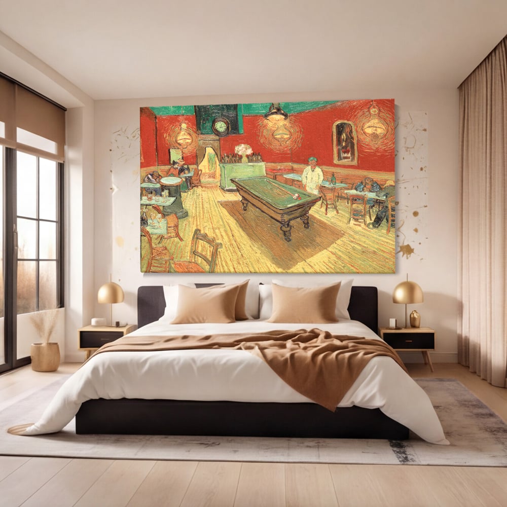 Tablou Canvas Premium LuxCanva® C1036, Pool Game , Culori, Biliard, Bar, Game Room, Bar, Relaxare, Culori Vibrante