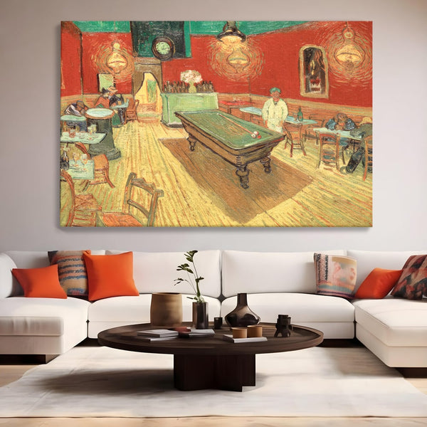 Tablou Canvas Premium LuxCanva® C1036, Pool Game , Culori, Biliard, Bar, Game Room, Bar, Relaxare, Culori Vibrante