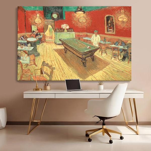 Tablou Canvas Premium LuxCanva® C1036, Pool Game , Culori, Biliard, Bar, Game Room, Bar, Relaxare, Culori Vibrante