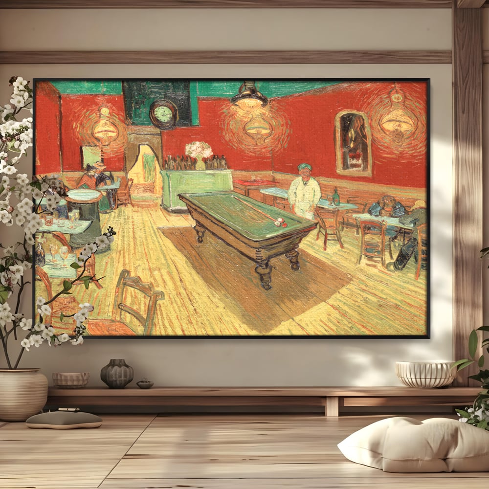 Tablou Canvas Premium LuxCanva® C1036, Pool Game , Culori, Biliard, Bar, Game Room, Bar, Relaxare, Culori Vibrante