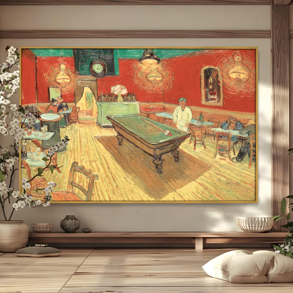 Tablou Canvas Premium LuxCanva® C1036, Pool Game , Culori, Biliard, Bar, Game Room, Bar, Relaxare, Culori Vibrante