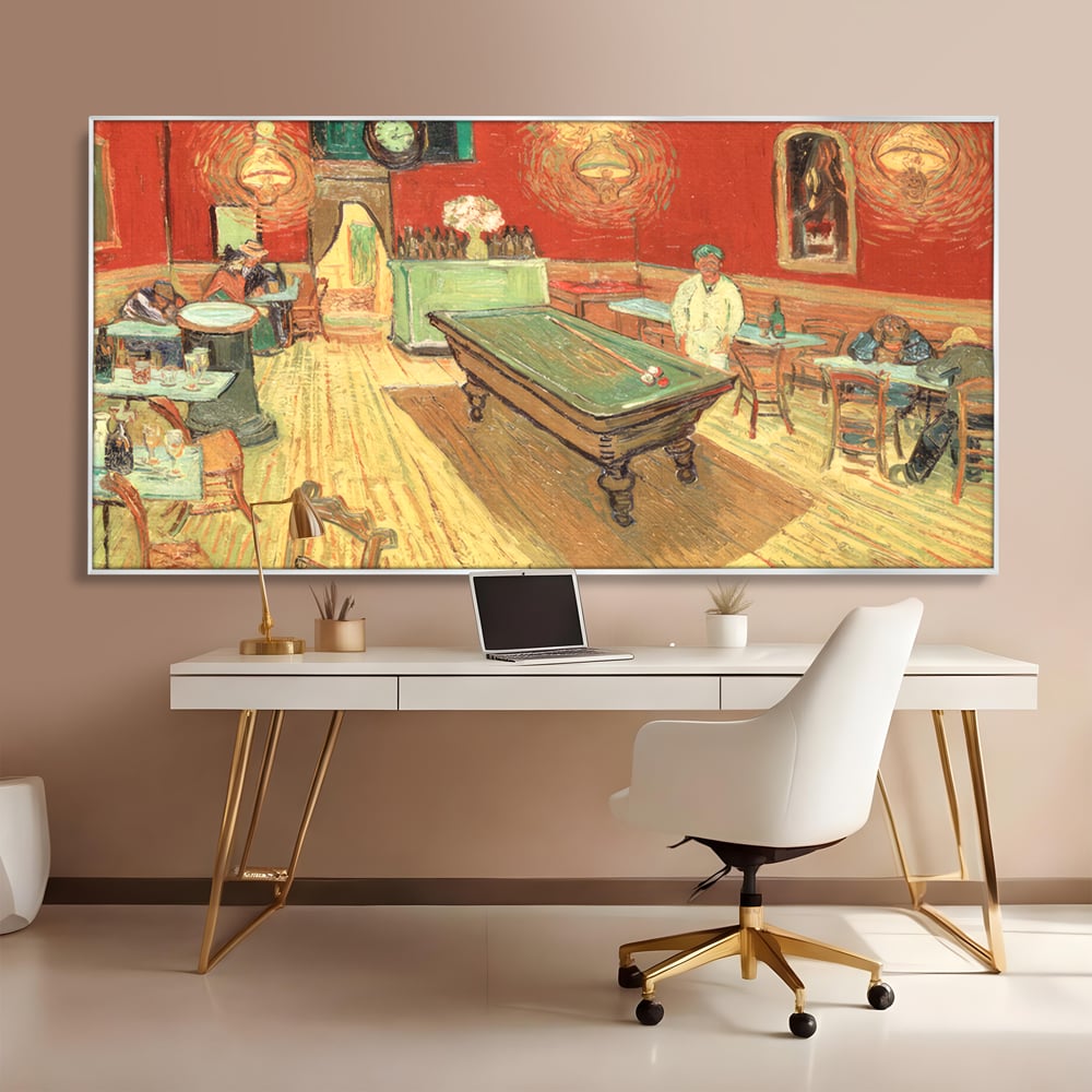 Tablou Canvas Premium LuxCanva® C1036, Pool Game , Culori, Biliard, Bar, Game Room, Bar, Relaxare, Culori Vibrante