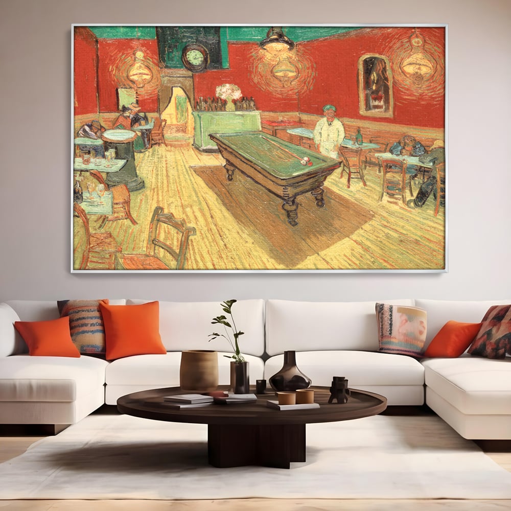 Tablou Canvas Premium LuxCanva® C1036, Pool Game , Culori, Biliard, Bar, Game Room, Bar, Relaxare, Culori Vibrante