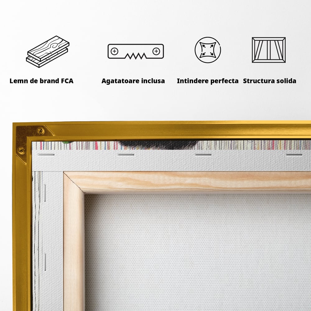 Tablou Canvas Premium LuxCanva® C1037, Relaxare Cu Muzica , Culori, Bar, Game Room, Bar, Relaxare, Culori Vibrante