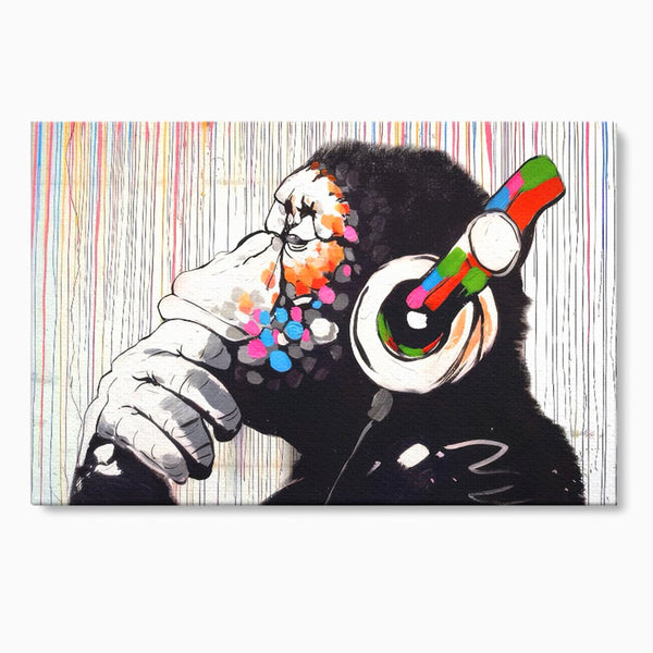 Tablou Canvas Premium LuxCanva® C1037, Relaxare Cu Muzica , Culori, Bar, Game Room, Bar, Relaxare, Culori Vibrante