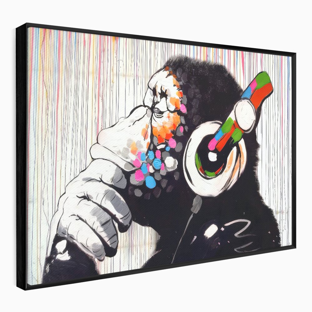Tablou Canvas Premium LuxCanva® C1037, Relaxare Cu Muzica , Culori, Bar, Game Room, Bar, Relaxare, Culori Vibrante