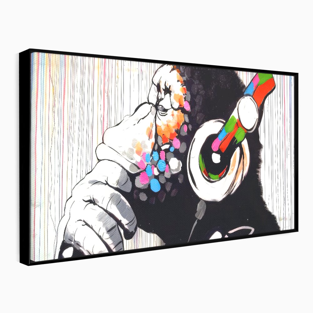 Tablou Canvas Premium LuxCanva® C1037, Relaxare Cu Muzica , Culori, Bar, Game Room, Bar, Relaxare, Culori Vibrante