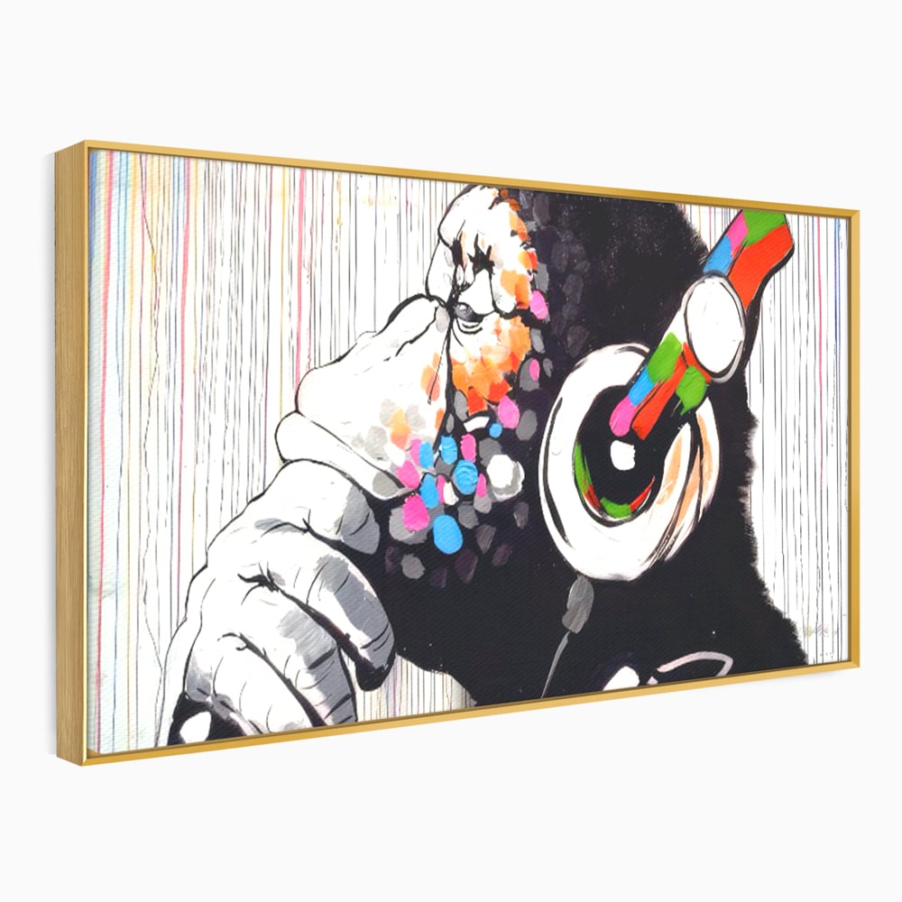 Tablou Canvas Premium LuxCanva® C1037, Relaxare Cu Muzica , Culori, Bar, Game Room, Bar, Relaxare, Culori Vibrante