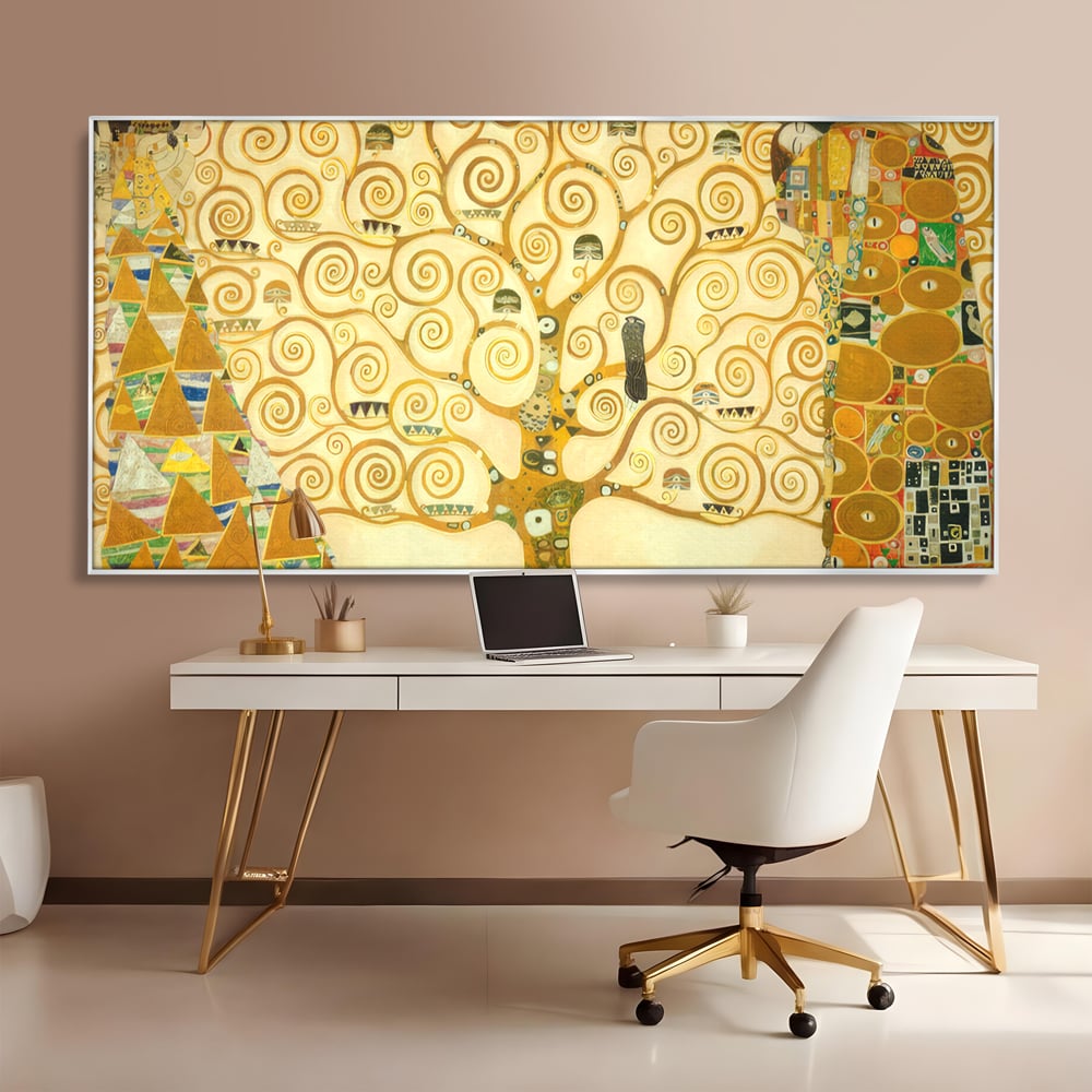 Leinwandbilder Premium LuxCanva® C1038, Lebensbaum , Lebensbaum, Büro, Wohnzimmer, entspannend, lebendige Farben