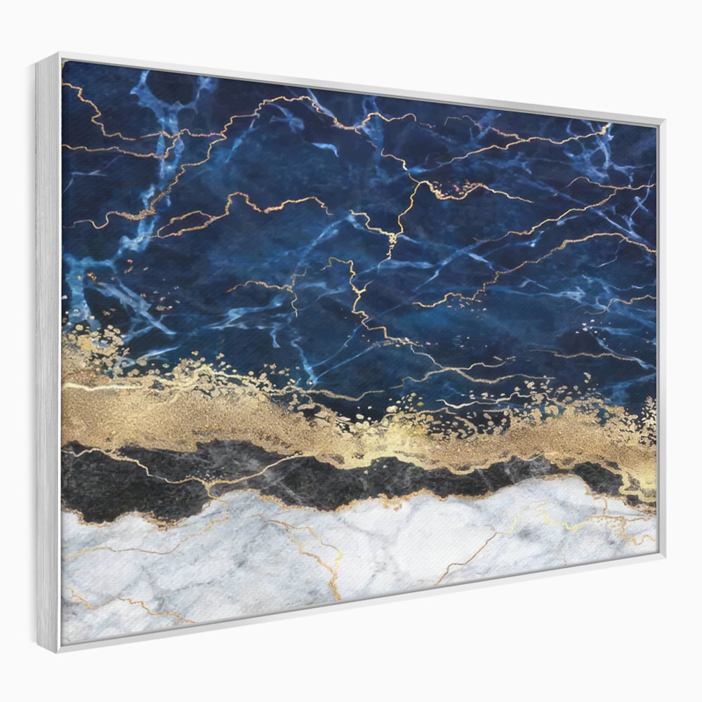 Tablou Canvas Premium LuxCanva® C1039, Blue Marble ,  Culori, Marble, Colours, Office, Living Room, Relaxare, Culori Vibrante