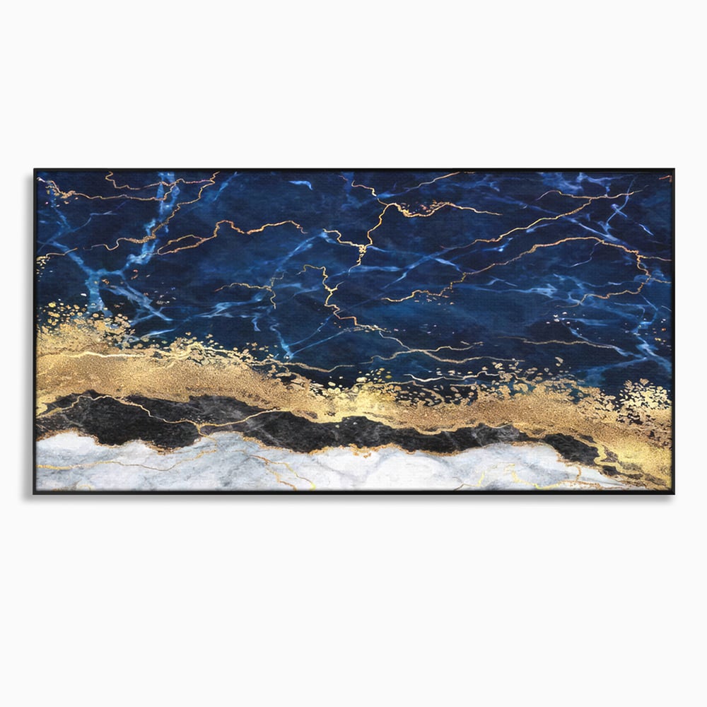 Tablou Canvas Premium LuxCanva® C1039, Blue Marble ,  Culori, Marble, Colours, Office, Living Room, Relaxare, Culori Vibrante