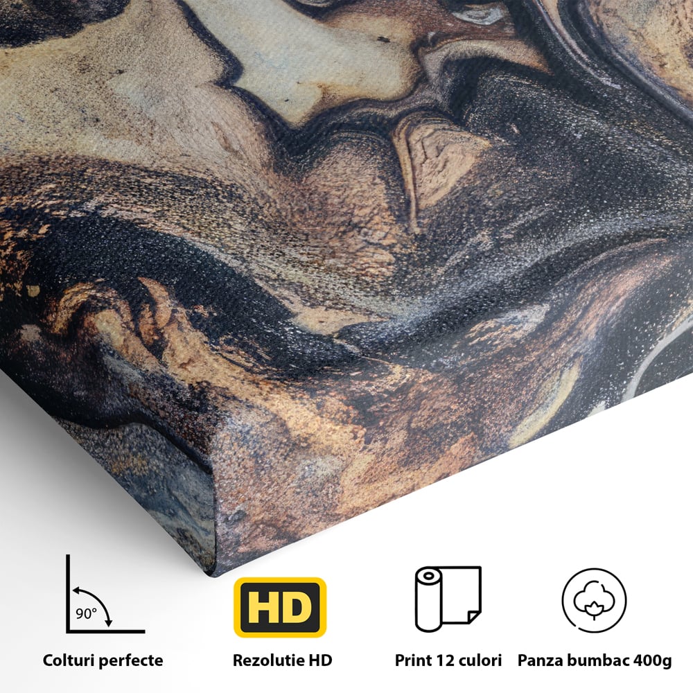 Tablou Canvas Premium LuxCanva® C1042, Abstract , Culori, Abstract, Office, Living Room, Relaxare, Culori Vibrante