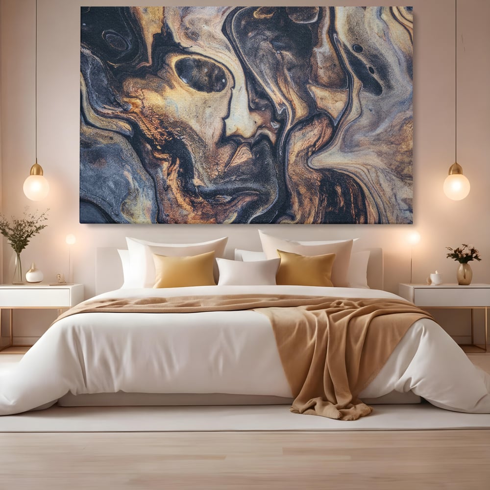 Tablou Canvas Premium LuxCanva® C1042, Abstract , Culori, Abstract, Office, Living Room, Relaxare, Culori Vibrante