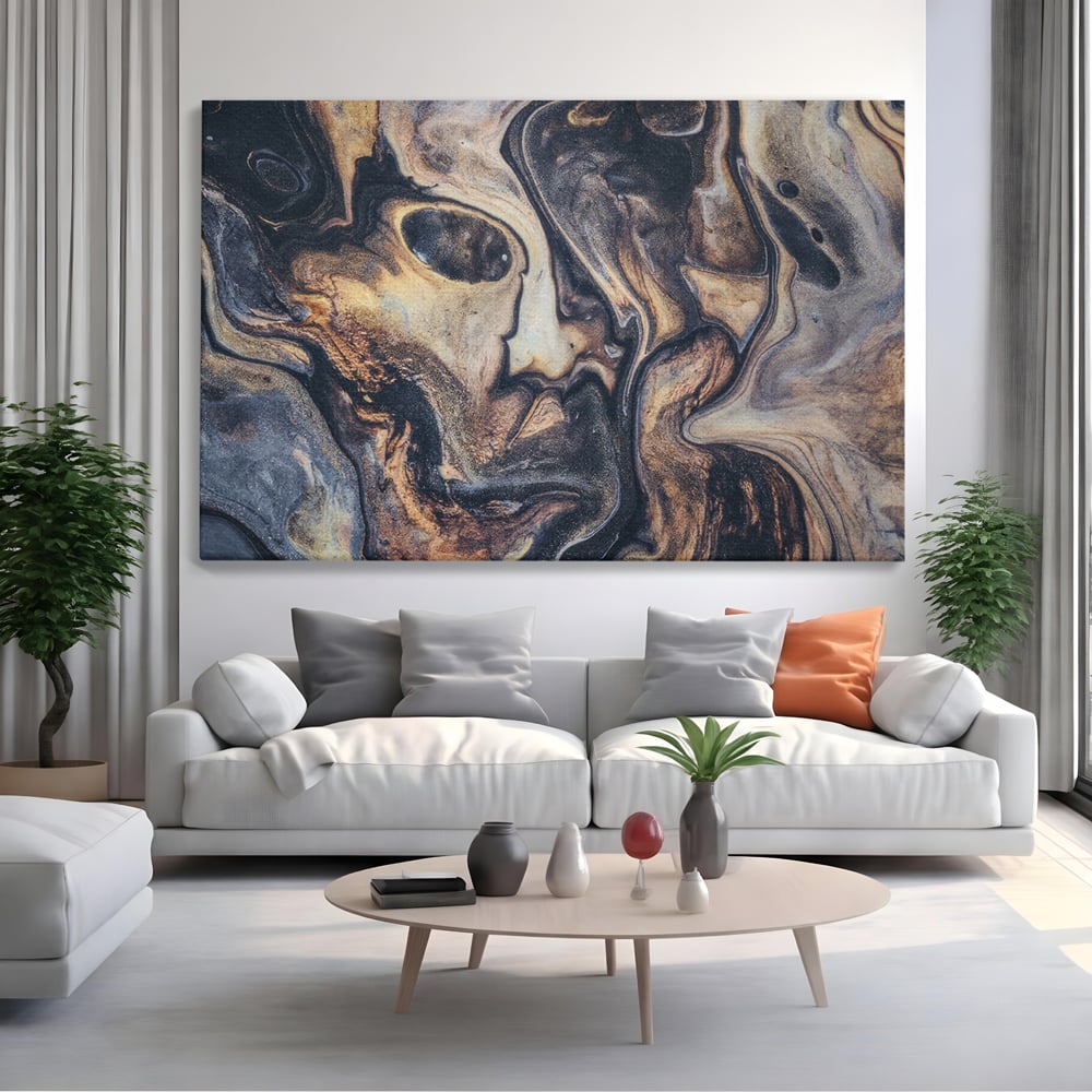 Tablou Canvas Premium LuxCanva® C1042, Abstract , Culori, Abstract, Office, Living Room, Relaxare, Culori Vibrante