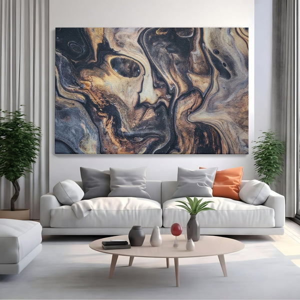 Tablou Canvas Premium LuxCanva® C1042, Abstract , Culori, Abstract, Office, Living Room, Relaxare, Culori Vibrante