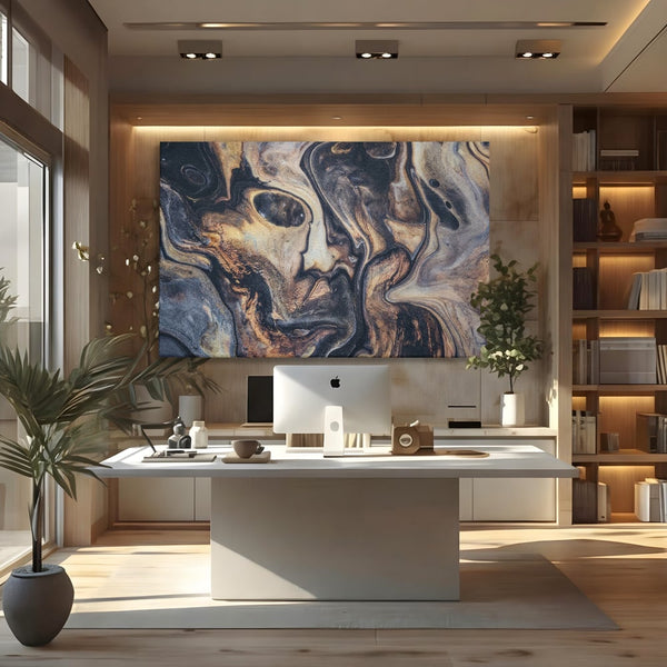 Tablou Canvas Premium LuxCanva® C1042, Abstract , Culori, Abstract, Office, Living Room, Relaxare, Culori Vibrante