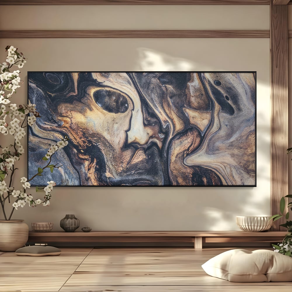 Tablou Canvas Premium LuxCanva® C1042, Abstract , Culori, Abstract, Office, Living Room, Relaxare, Culori Vibrante