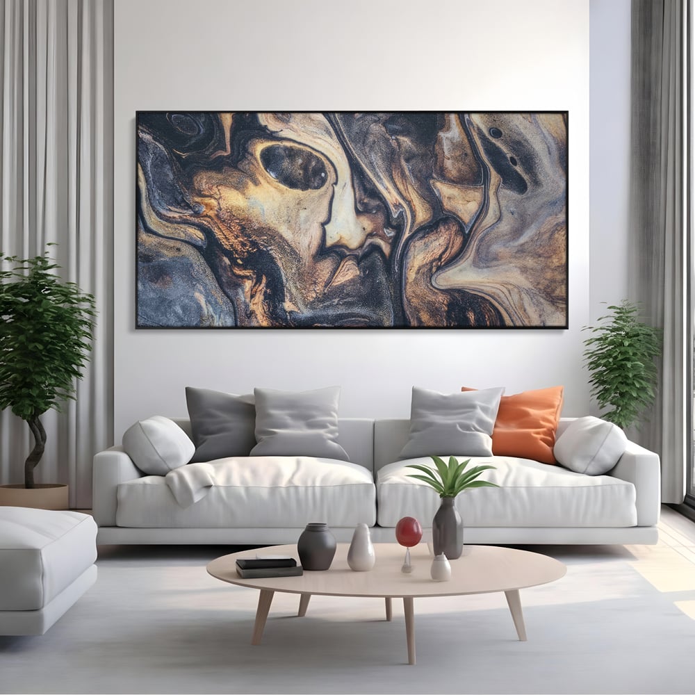 Tablou Canvas Premium LuxCanva® C1042, Abstract , Culori, Abstract, Office, Living Room, Relaxare, Culori Vibrante
