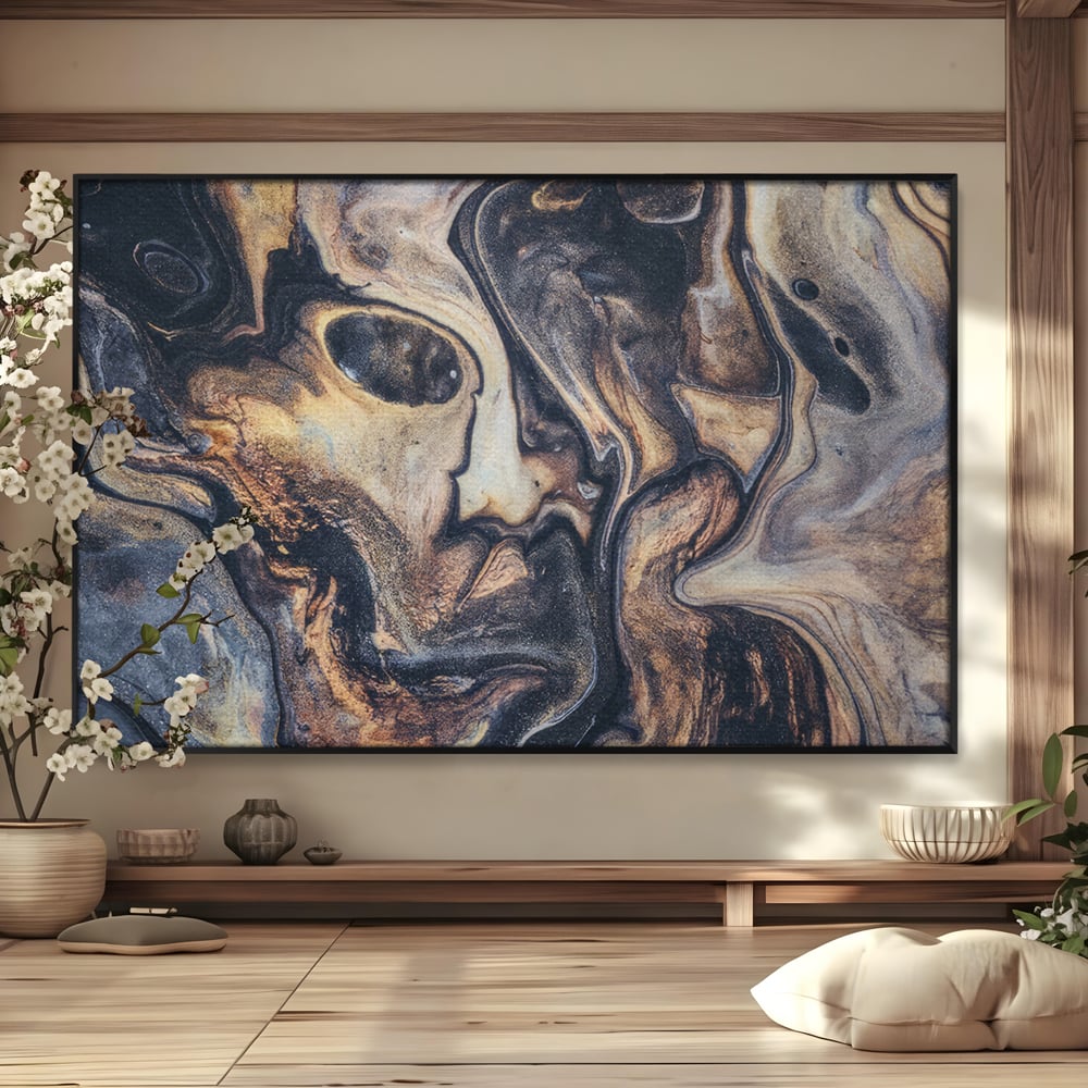 Tablou Canvas Premium LuxCanva® C1042, Abstract , Culori, Abstract, Office, Living Room, Relaxare, Culori Vibrante