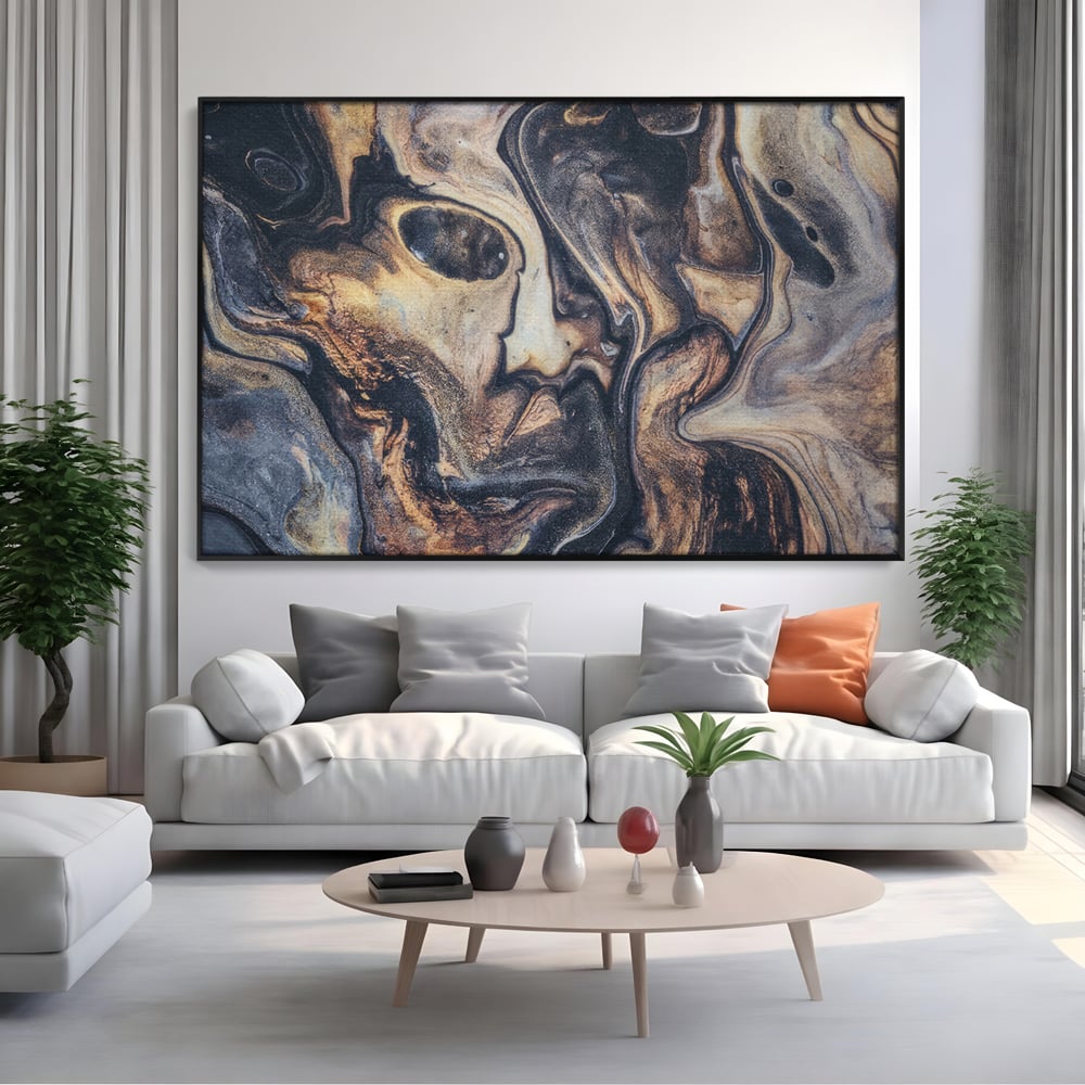 Tablou Canvas Premium LuxCanva® C1042, Abstract , Culori, Abstract, Office, Living Room, Relaxare, Culori Vibrante