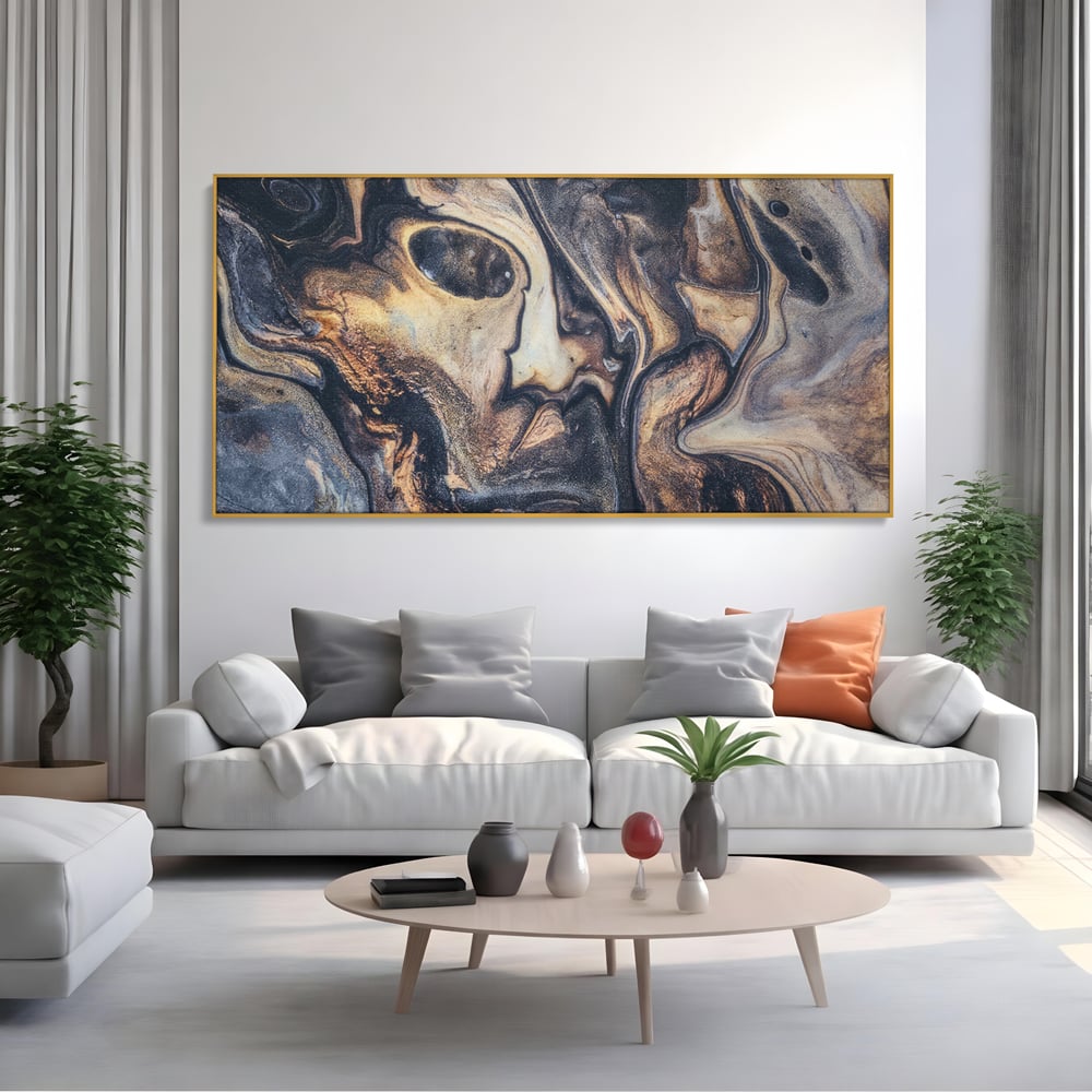 Tablou Canvas Premium LuxCanva® C1042, Abstract , Culori, Abstract, Office, Living Room, Relaxare, Culori Vibrante