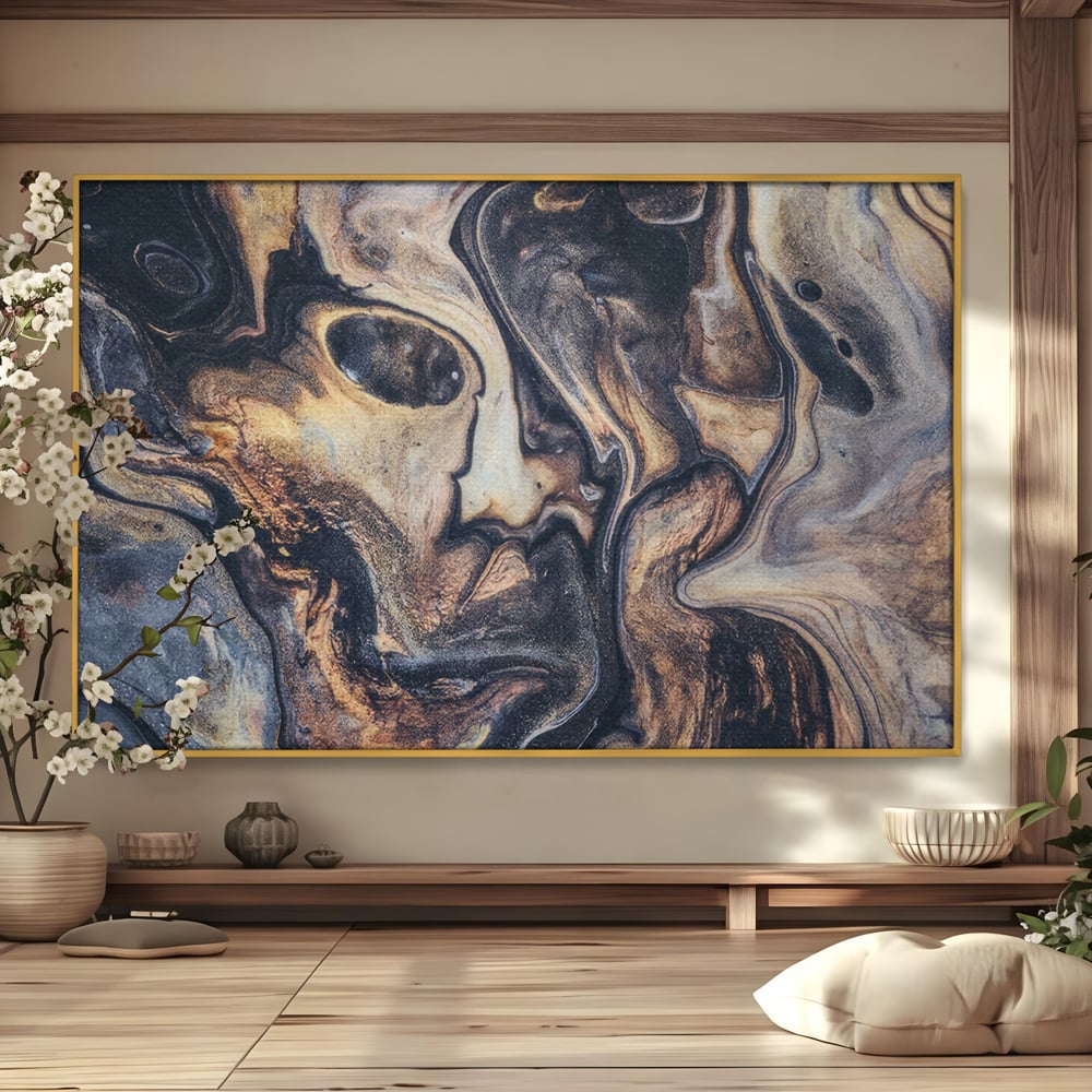 Tablou Canvas Premium LuxCanva® C1042, Abstract , Culori, Abstract, Office, Living Room, Relaxare, Culori Vibrante