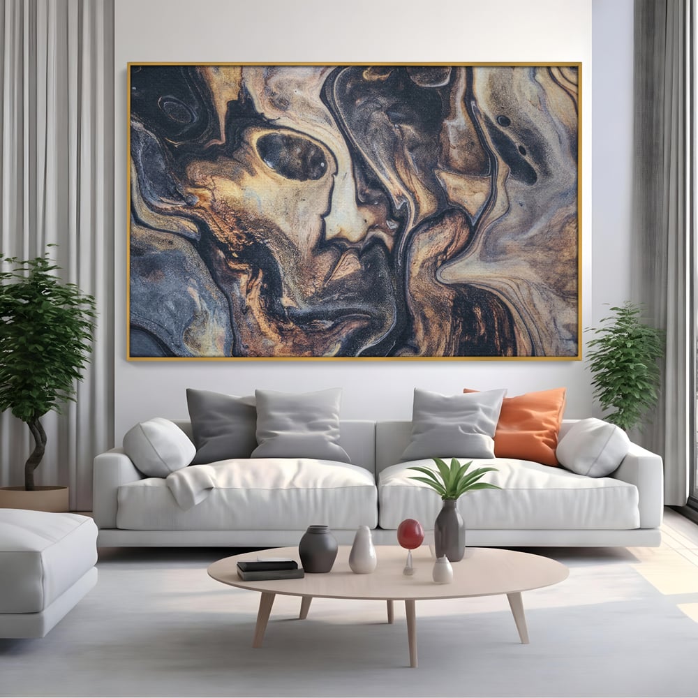 Tablou Canvas Premium LuxCanva® C1042, Abstract , Culori, Abstract, Office, Living Room, Relaxare, Culori Vibrante