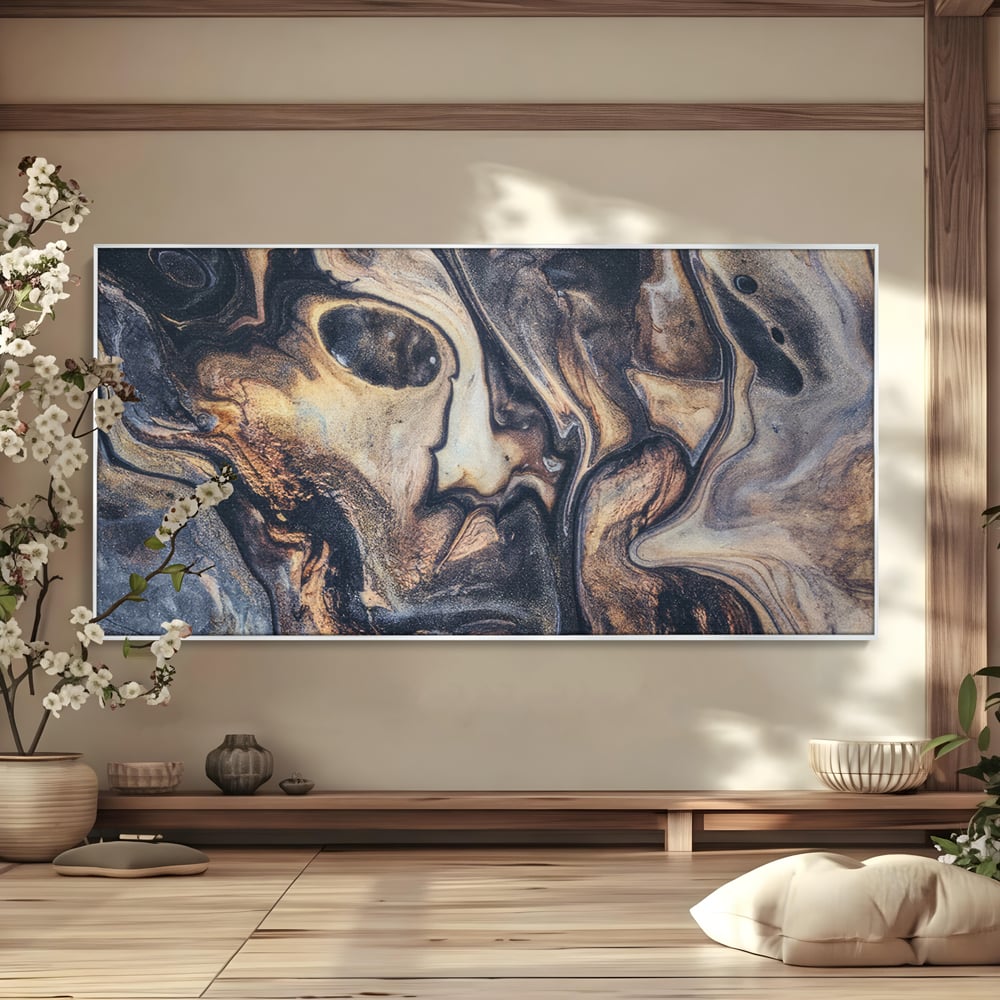 Tablou Canvas Premium LuxCanva® C1042, Abstract , Culori, Abstract, Office, Living Room, Relaxare, Culori Vibrante